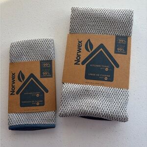 Norwex Silver Kitchen Towel with BacLock